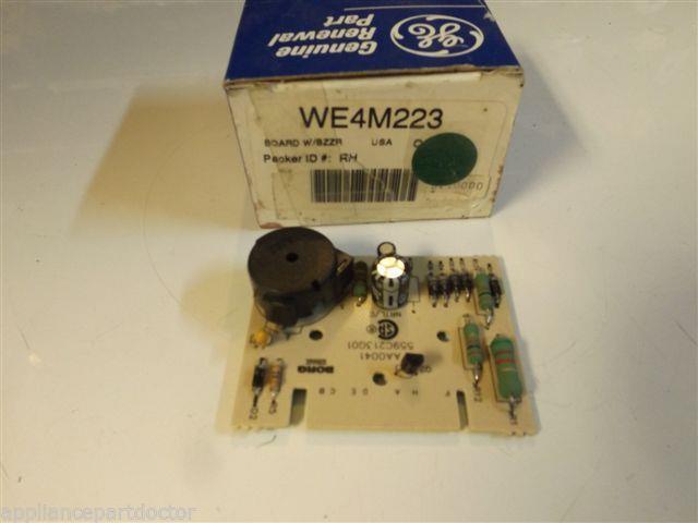 GE Dryer WE4M223 BOARD W BUZZER NEW IN BOX GE Dryer WE4M223 BOARD W BUZZER NEW IN BOX